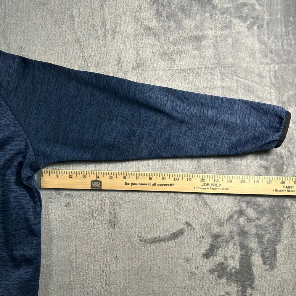 Under Armour‎ Men's Loose Fit 1/4 Zip Pullover Sweatshirt Blue Medium